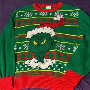 Grinch Christmas Sweater- Size XL